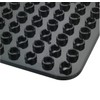 WENKO 2005571100 Sink mat Kristall Black - extra strong, square,