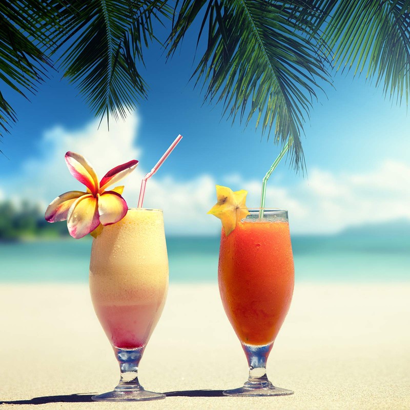 ALINK 200-Pack Striped Flexible Drinking Straws, Multi Colored Plastic Disposable