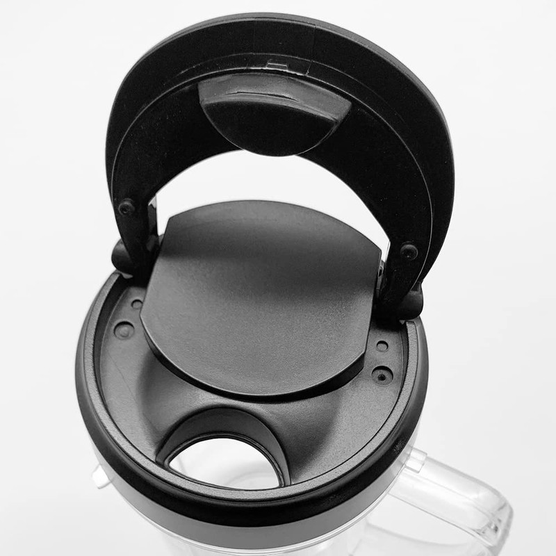 Flip Top to-Go Lid Compatible with Magic Bullet Blender Accessories