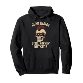 Still Goth Skull Lover Vintage Goth Humor Dark Style Pullover Hoodie