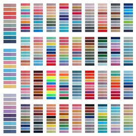 WLLHYF 8000 Pcs Books Tab Sticky Tabs, Multi Colored Sticky Notes Transparent Book Annotation Tabs Supplies Writable and Repositionable Page Markers for Home Office School