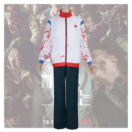 halloween costume Now Our School is Yoon Gwi-nam Cosplay Costume Jiwoohak Jersey School Uniform Set Halloween Costume Jersey / 지금우리학교는 윤귀남 코스프레 의상 지우학 져지 교복 세트 할로윈 코스튬 져지