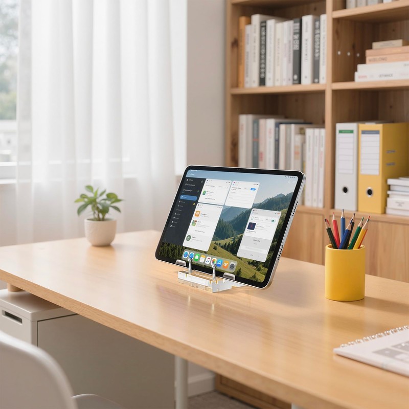 Acrylic Easel Display Stand, Compact and Versatile Stand with Adjustable