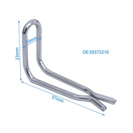 10pcs 304 Stainless Steel Pressure Washer Hose Pipe Spring Clamps OEM:50372210 Compatible with Karcher K3 K4 K5 K6 K7