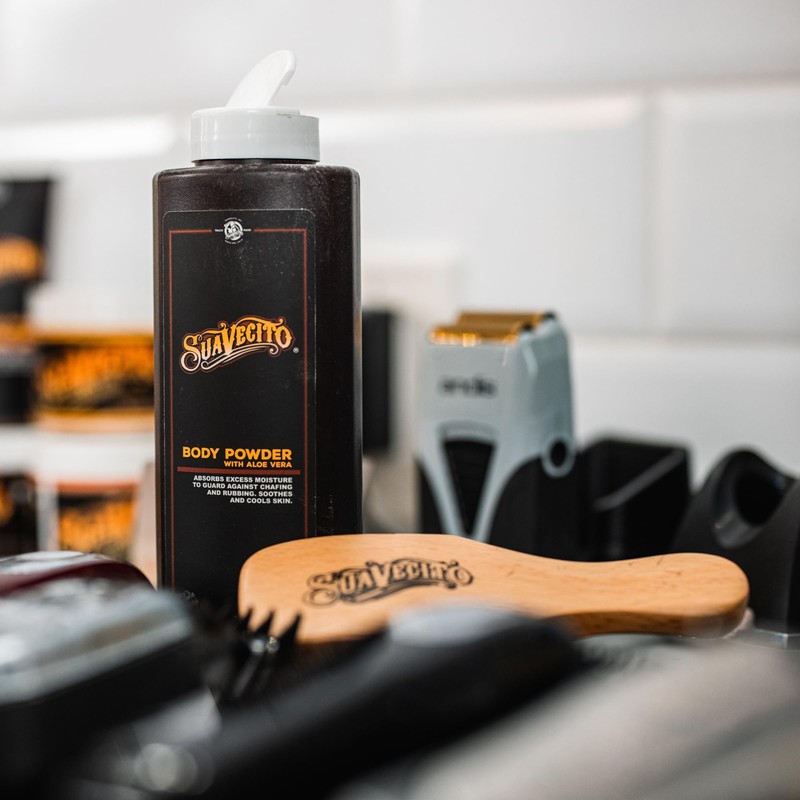Suavecito Body Powder with Aloe Vera, 6 oz. - Original