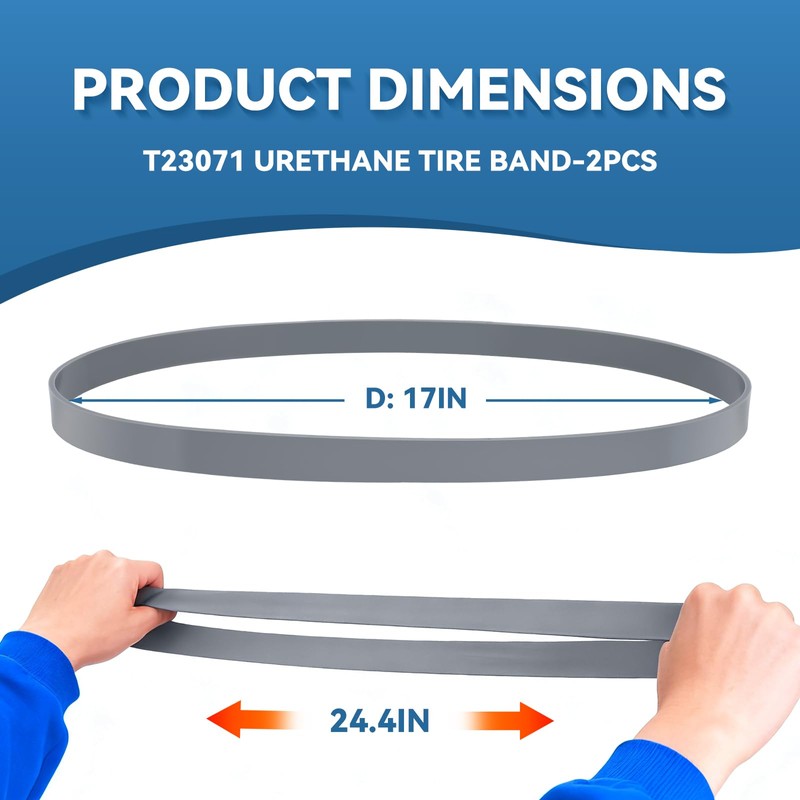 T23071 Urethane Tire Band, for GRIZZLY Band Saw Tire -