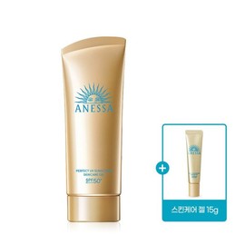 Annethsa 아넷사 퍼펙트 UV 선스크린 스킨케어 젤 NA 90g +스킨케어 젤 15g  증정 Annessa Perfect UV Sunscreen Skincare Gel NA 90g + Skincare Gel 15g Gift