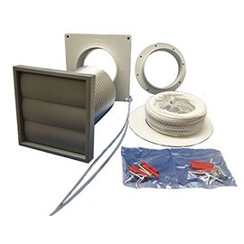 Manrose - Tumble Dryer Venting Kit With Gravity Grille