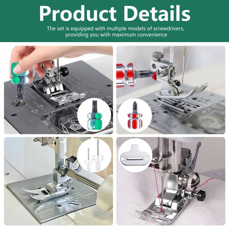 HARY 7 PCS Sewing Machine Cleaning Kit Sewing Machine Cleaning