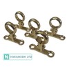 22mm Cast Brass Screw-On Pipe Bracket, Die-Cast Pipe Clip -