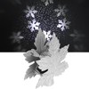 Christmas Tree Topper Projection Lamp Ornament Night Decorative Light for