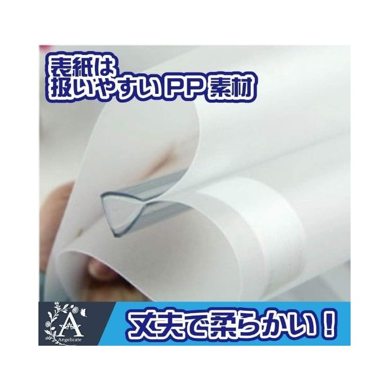 Angelicate Rail File A4 Horizontal Width 0.4 inch (1 cm)