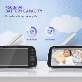 HiPP Pro Red Dot Award Winner Baby Monitor Infrared N/Vision Thermal Video Audio Pan