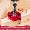 Jortmrd Woodworking Drilling Aid, Drill Hole Centre Finder, Vertical Self-Centring