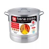 Benecasa Bene Casa Aluminum Stock Pot with Steamer Rack and