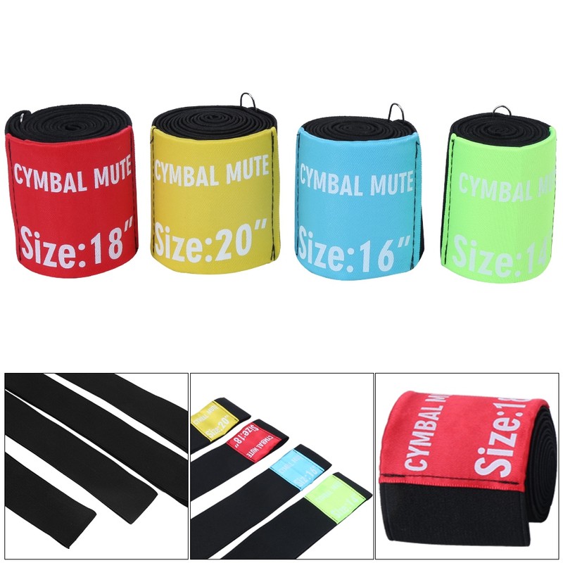 4Pcs Cymbal Silencer Hi Hat Mute Dampener Pad Percussion Instrument