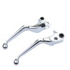 Vkinman Chrome Hand Levers Brake Lever + Clutch Lever Replacement