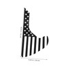 BUGUUYO 1 Pair American Flag Stickers for Cars Precut Side