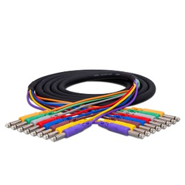 Hosa Cable CPP803 1/4 Inch To 1/4 Inch 8 Channel Snake - 9.75 Foot