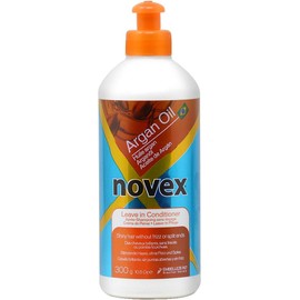 Embelleze Novex Aceite de argán Acondicionador (10 oz) Dejado diario que previene y repara las puntas abiertas, reduce el encrespamiento, alisa y alisa todos los tipos de cabello. Ideal para mujeres y hombres y niños