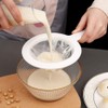 2-Piece 200-Mesh Ultra-Fine Juice Strainer Set, Smooth Fine Mesh for