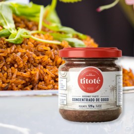 Generic Titoté - Coconut Concentrate Paste - 2 PACK - 4.4 Fl Oz - 100% Colombiano - titote Concentrado de coco - 125 g - Ideal para Arroz de Coco - Receta Original