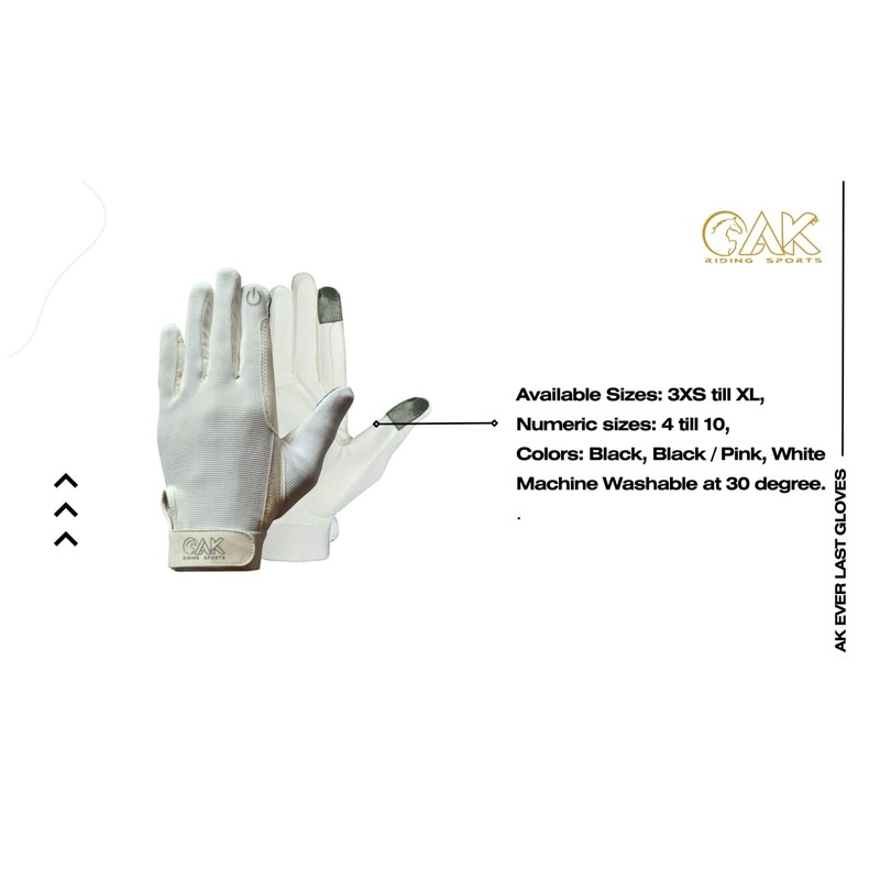 AK Ever Last Micro Suede all season Horse Riding Glove
