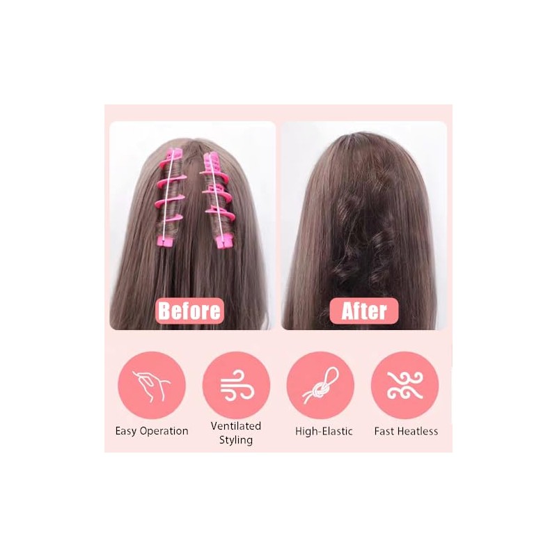 OULIGET Kit de peinado Ouliget Spiral Curls, rizadores sin calor