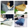 Daneey Headboard Wedge Pillow + Leg Elevation Pillow, Bed Wedge