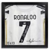 Dunkive T-Shirt Display Frame, 13" x 13" Black Wood T-Shirt