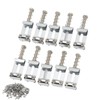 60Pcs Guitar Bridge Saddles Tuning Stability Silver No Burrs Easy