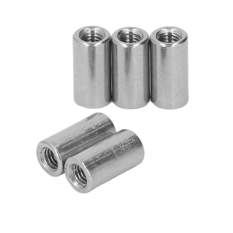 20PCS Round Coupling Nut Kit M6 X 1.0 10 L20mm