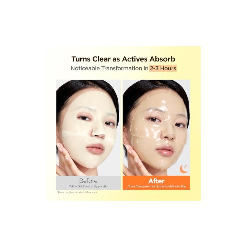 Dermal Mascarilla de Hidrogel de Vitaminas Fundente en Gel(4 Unidades)
