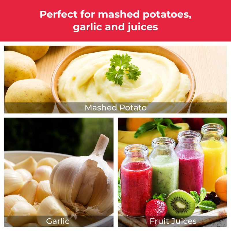 Metaltex PRESSY 2 Potato Ricer WHT 251716, Silver