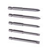 Blue Spot Tools 14123 5 Piece 75mm (3") Screwdriver Bits
