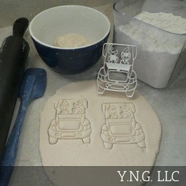 BUCKET TRUCK FRONT GRINCHY THEME CHRISTMAS LINEMAN CONSTRUCTION COOKIE CUTTER MADE IN USA PR4053