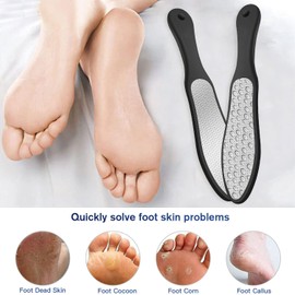 Callus Slicer Foot Care, Callus File, Callus Removal, Callus Removal, Removes Dead and Shrinked Skin Calluses, for Pedicure and Foot Care, Double Sided