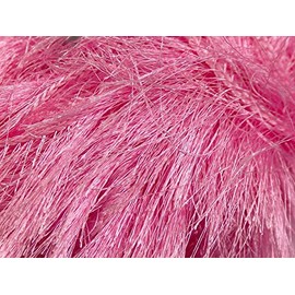 Pink Extra Long Eyelash Yarn Ice Luxurious Fun Fur 50gr 38yds 13273