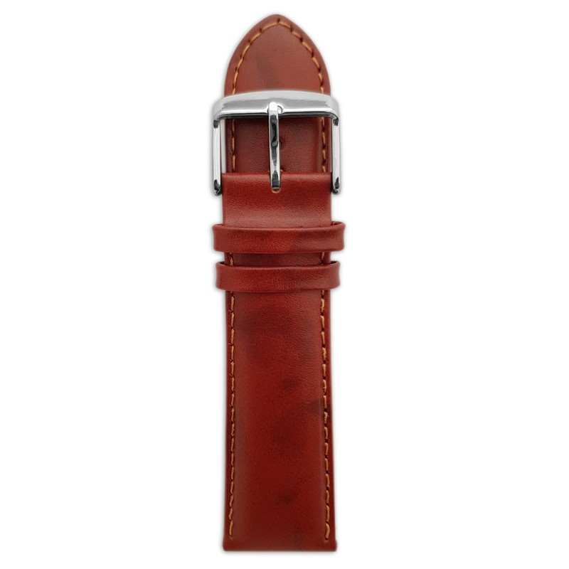 Genuine English Calf Grain Leather Watch Strap Band Mens Padded