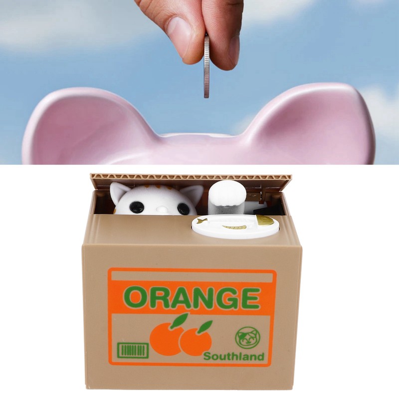 Stealing Coin Cat Cute Ingenious Automatic Stealing Money Children Money