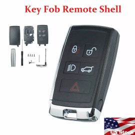 mecautocarkeys FOR 2018-2023 LAND ROVER DISCOVERY RANGE ROVER KEY FOB REMOTE COVER SHELL CASE