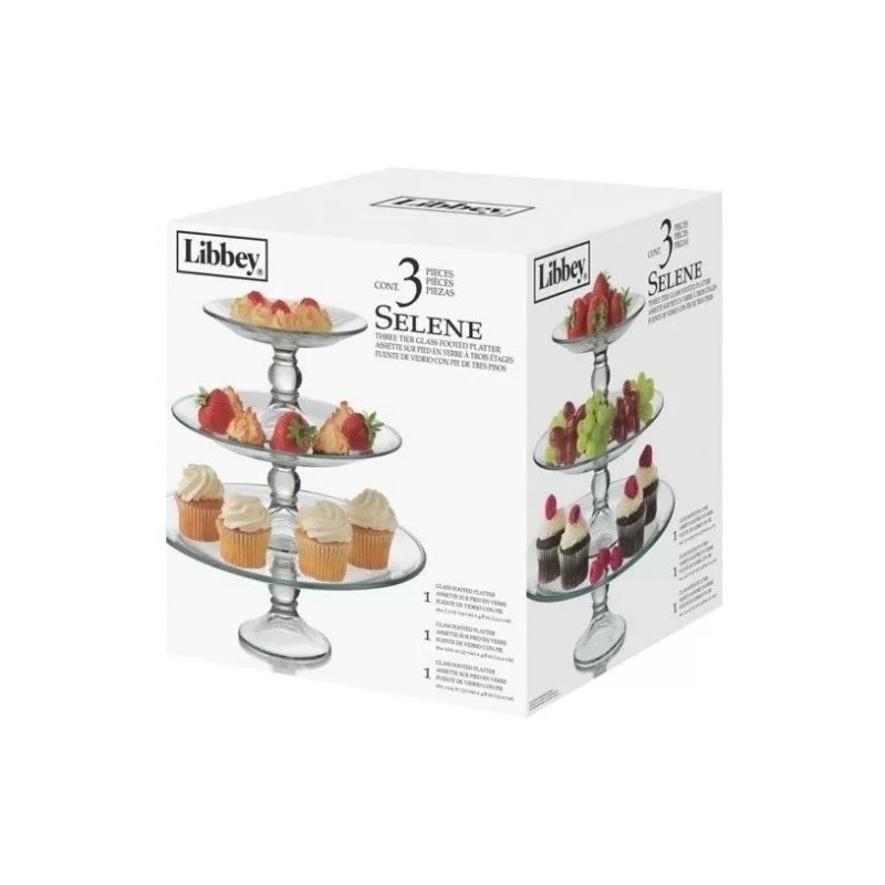 Crisa Bases Para Postres Cupcakes Pastel 3 Pisos Desmontable