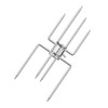 onlyfire Double Ended 8-Prong Rotisserie Fork, BBQ Grill Rotisserie Chicken