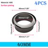 Qrity 4 PCS Desk Grommet Hole Diameter 1.6 Inch (40