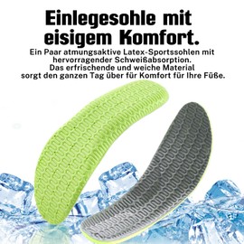 Zzmorni 2 Paar Komfort Sport Einlegesohlen Schuhe Sohlen Einlagen für Alltag und Beruf - Dämpfung und Atmungsaktiv - Ideal für Wandern, Laufen, Fitness (UK Size 5-6(CHN Size 39-40))