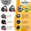 BARKLESS French Bulldog Muzzle, Short Snout Mesh Dog Muzzle with