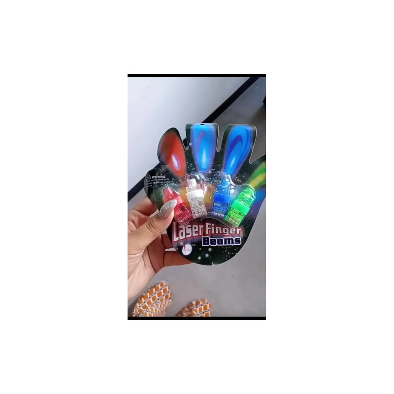12 Anillo Laser Led Multicolor Fiesta Neon Carnaval Batucada