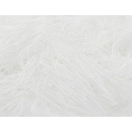 King Cole Moments Eyelash Knitting Wool/Yarn White 470 - per 50g ball