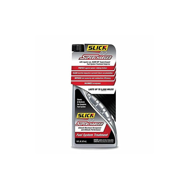 Slick 50 40206016 Supercharged Fuel System Treatment, 16-Ounce
