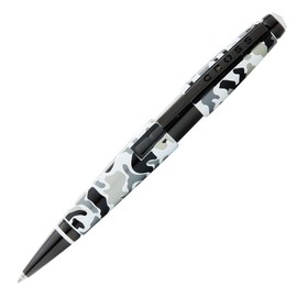 Cross Edge Black and White Camo Gel Rollerball Pen